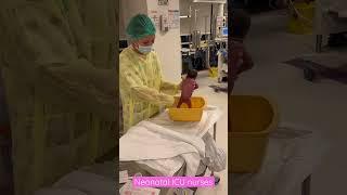 Bathing of the neonates | NICU life by Jud Perez