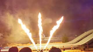 Fire and Firework Show at Thorpe Park - ScareCon 2022