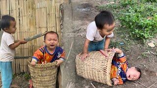 The mother passed away again, leaving behind two poor children