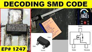 {1247} Decoding SMD MOSFET / Transistor