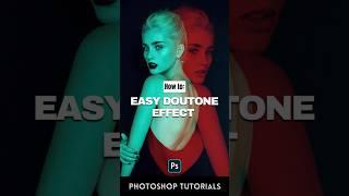 Easy Doutone Effect |PHOTOSHOP TUTORIALS #shorts #tutorial #photoshop #duotone #graphictips #viral