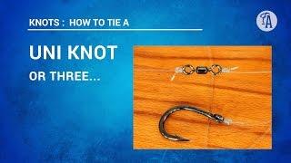 How to tie a uni knot