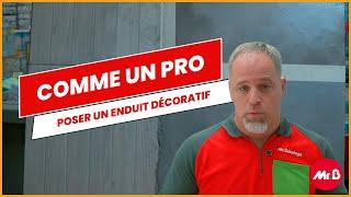 Comment poser un enduit décoratif avec MR BRICOLAGE