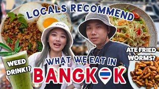 Eating Only What Locals Recommend Us In Bangkok | TSL Travels