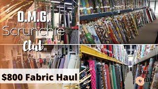 $800 Scrunchie fabric Haul | Buying Fabric to Make Scrunchies | Fabric to start a Scrunchie Business