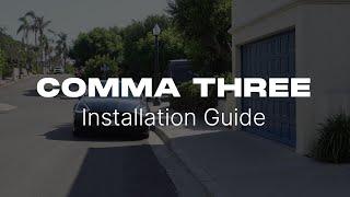 comma three Installation Guide