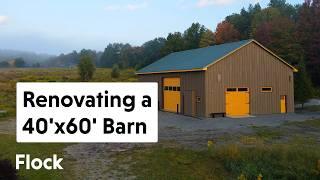 Designing and RENOVATING a 40'x60' POLE BARN — Ep. 288