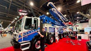 BIGGEST BOOM-PUMP at World of Concrete 2024 Las Vegas.