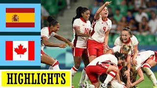 Canada vs Spain Highlights | Women's Football Friendly International | 10.25.2024