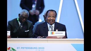 Intervention du Président Paul Biya à la plénière du 2ème Sommet Russie-Afrique  - 28.07.2023