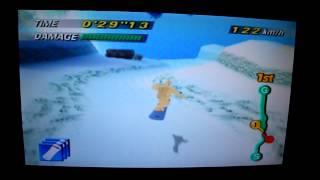 1080° Snowboarding Nintendo 64 Gold Boarder Crystal Lakes