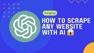 How to scrape any website with AI 