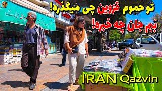 IRAN Qazvin 2024 in Side city - One of the most Interesting cities in Iran - Vlog Qazvin 4k