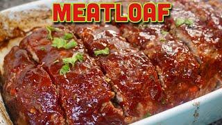 Meatloaf w/ Sweet, Sticky Ketchup Glaze // How to Make Meatloaf Step by Step