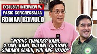 ANG NAGING MENTOR NI MAYOR VICO SA PULITIKA | CONG. ROMAN ROMULO | PASIG CITY