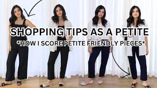 How I SHOP As A PETITE & My Favorite Brands!