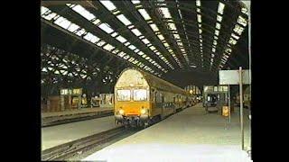 Leipzig Hauptbahnhof 1990,  30 Minuten Reichsbahn unverändert ( korrigiert )