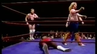 Long Riders (Bill Irwin & Scott Irwin) vs. Mark Hill & Joshua Stroud [1985-01-05]