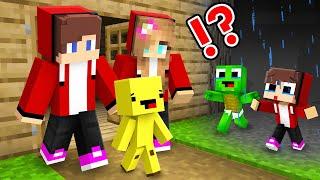 Maizen Family Adopted BANANA KID and FORGOT About Baby JJ and Mikey in Minecraft - Maizen