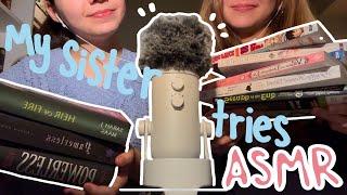 ASMR my sister’s favorite books!️🫶*lofi, rambling, tapping, scratching, gripping*