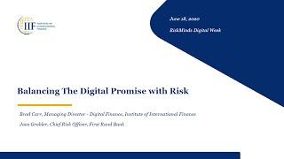 Balancing the digital promise with risk