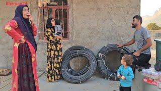 Yusuf and his neighbors' efforts to pipe water and solve the water shortage crisis