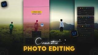 Instagram CINEMATIC PHOTO editing in Mobile | Light room Masking | Full Guide