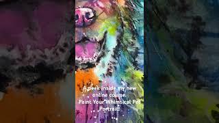 I taught this class in the studio, & every painting was a winner! https://store.rebeccazartist.com/