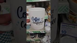 NEW $1.25 Coffee Mugs at Dollar Tree #dollartree #coffee #dollartreehaul