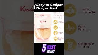 Gadget Shop Euro Cuisine Mini Cordless/Rechargeable Chopper with USB Cord & Glass Bowl Electric