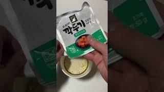 오모리 깍두기 설렁탕면 #food #korea #리뷰 #신상품 #라면