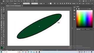 Adobe Illustrator Elipsdeki Döndürmeler ve Anlatımları