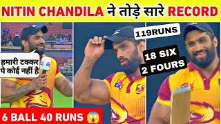 NITIN CHANDILA CENTURY IN ECL CRICKET MATCH | ECL CRICKET MATCH | ELVISH YADAV, RAJAT DALAL , FUKRA