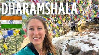 First Time in DHARAMSHALA  Surprised by Snow, Monks, Buddhist Temples, and the Dalai Lama