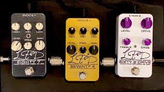 LPD Pedals Sixty 8 Drive, Seventy 4,and Eighty 7 All Controls At Noon Comparison