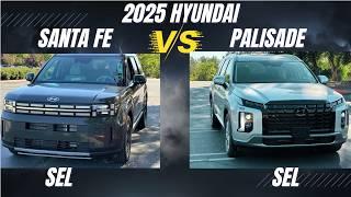 2025 Hyundai Santa FE vs Palisade. Which one is a better buy?