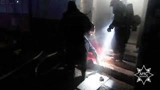 На пожаре в Гомеле работники МЧС спасли мужчину