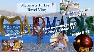 Marmaris Turkey Travel Vlog on a Budget ( Hotel, Restaurants, Nightlife, FREE Beach and City Tour)