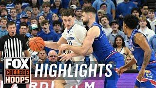 No. 1 Kansas Jayhawks vs. Creighton Bluejays Highlights | FOX College Hoops