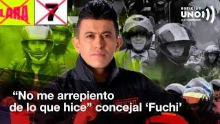 Concejal "Fuchi" de Bogotá, envuelto en P0LEMlC4 por su actitud AGR3SlV4 con la Policía