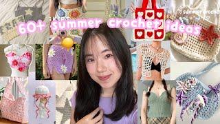 ️ 60 FREE summer crochet ideas for beginners (MUST MAKE!!)