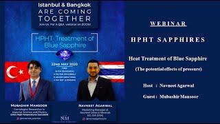 HPHT Sapphire Q&A With Mubashir Mansoor