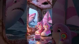 Baby Shark: A Life Without Cake? No Way!  | Ocean Drama Unfolds #shark #whale #ocean #shorts
