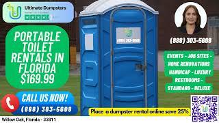 Porta Potty Rentals $169 - Willow Oak, Florida - Weekend - Events - Job Sites