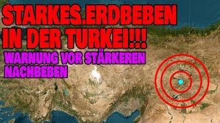 Starkes Erdbeben in der Türkei - Warnung vor stärkeren Nachbeben