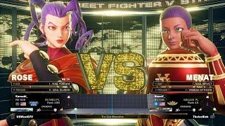 SFV Champion Edition  Karoshi (ROSE) Vs NeonV (MENAT)  Online Match's 05-10-2023