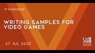 Writing Samples for Video Games with Giles Armstrong