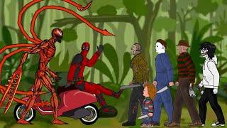 Carnage Vs Deadpool Vs Jason , Freddy , Jeff , Chucky , Michael - DC2