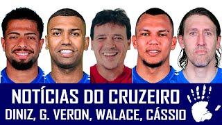 NOTÍCIAS DO CRUZEIRO: DINIZ, WALACE, GABRIEL VERON, CÁSSIO, JOÃO MARCELO E AMISTOSOS ESTADOS UNIDOS