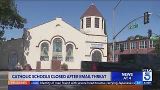 Catholic schools closed after email threat